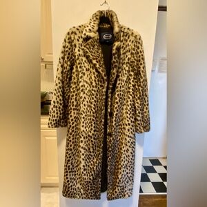 SCOOP animal print coat, worn once